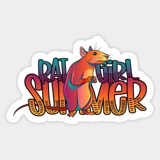 Rat Girl Summer Sticker